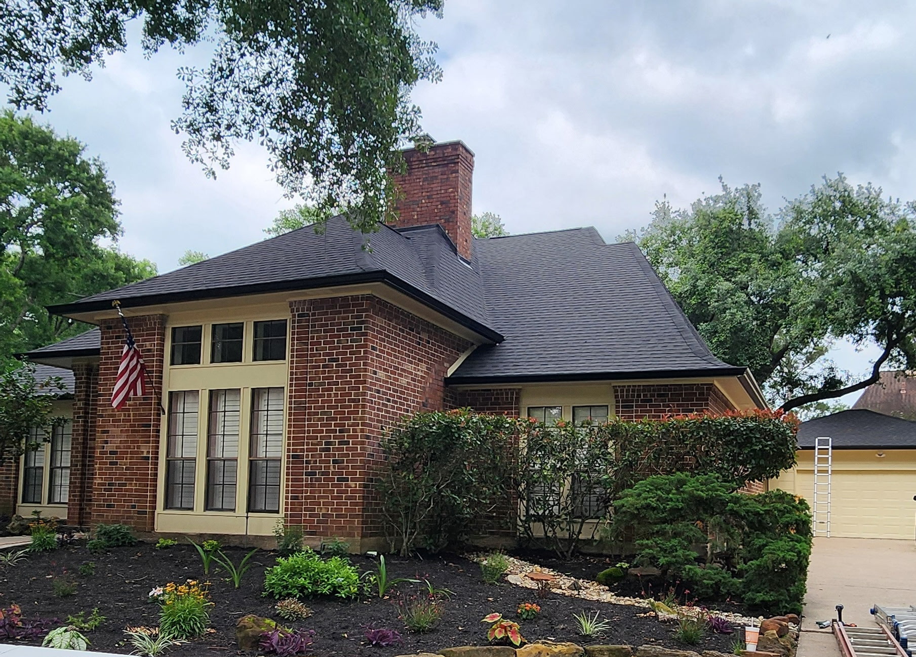 Kingwood TX gutter installation near Rustic Woods