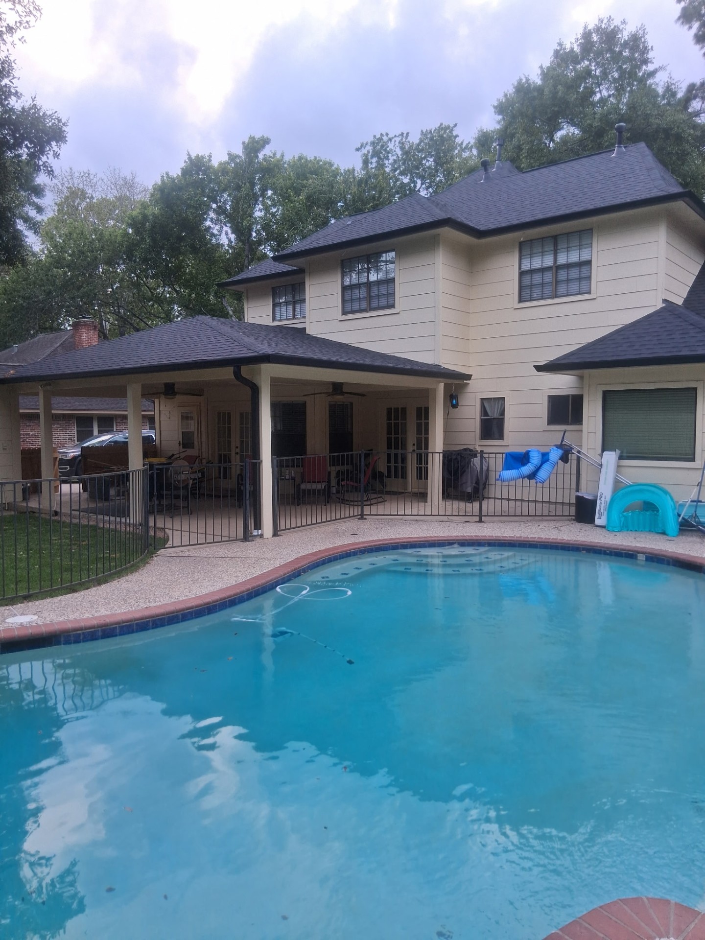 Owner-operated gutter service project in Montgomery County TX